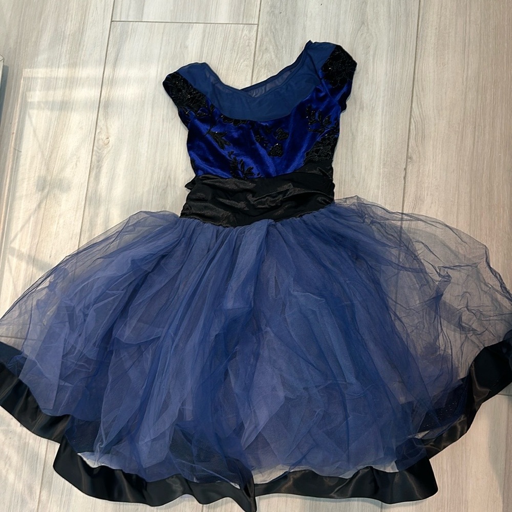 Blue ballet costume